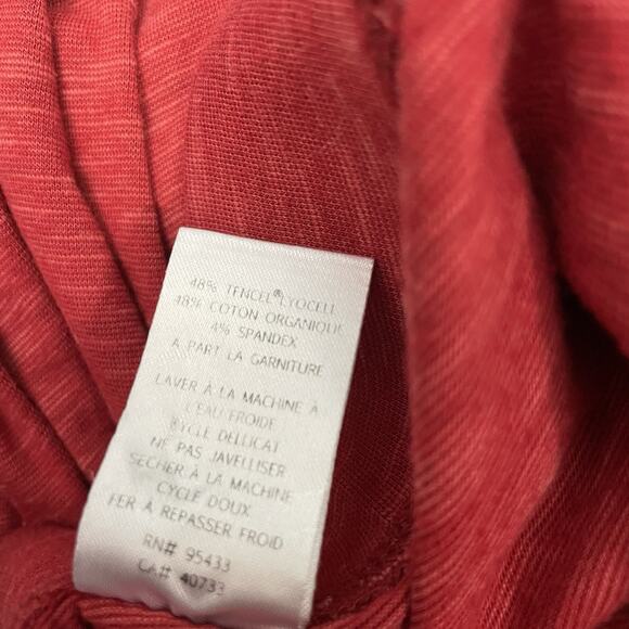 Horny Toad Escapade Skirt Size Small Red Organic Cotton Knit Eco Outdoors Casual - Picture 7 of 11